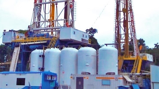Petroecuador incorporó un segundo taladro de perforación en la plataforma Ishpingo / Foto: cortesía Petroecuador