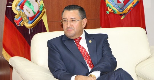 El presidente de la CNJ, Iván Saquicela, en una carta dirigida al ministro del Interior, Juan Zapata, recordó que esa solicitud ya se había realizado en mayo pasado / Foto: cortesía CNJ