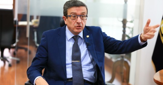 Salvador señaló que durante su período, concentró sus esfuerzos en la lucha contra la corrupción, en el marco de las atribuciones que la ley asigna a la Procuraduría / Foto: EFE