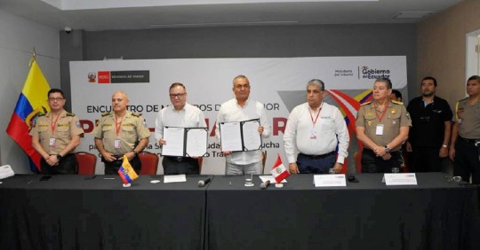 El convenio permitirá fortalecer la seguridad ciudadana, potenciar el control en la zona común de frontera y luchar contra el crimen transnacional / Foto: cortesía Juan Zapata