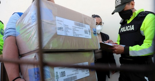 Un total de 4.756 ciudadanos están habilitados para ejercer su derecho al voto, en 39 Centros de Rehabilitación Social/ Foto: cortesía EFE