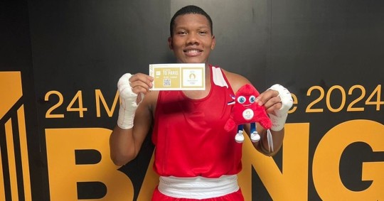 El boxeador Gerson Congo logró su boleto en el Preolímpico de Tailandia./ Foto: cortesía