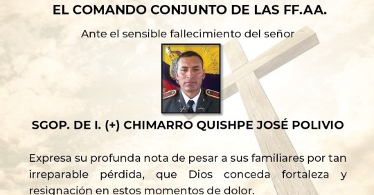 Un soldado murió en ataque terrorista en Sucumbíos / Foto: cortesía Fuerzas Armadas