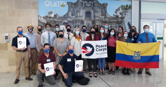 Voluntarios del Cuerpo de Paz retornan a Ecuador / Foto: cortesía Embajada de Estados Unidos