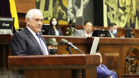 René Ortiz, exministro de Energía, fue censurado en la Asamblea / Foto: cortesía Asamblea Nacional