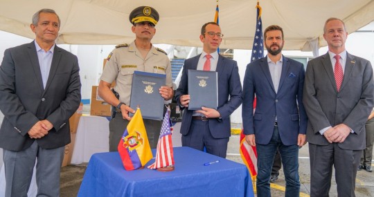 Estados Unidos establecerá una oficina Antinarcóticos en Guayaquil / Foto: cortesía Embajada de EE.UU