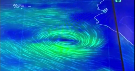 El Inamhi prevé que ciclón Yaku se desplace hacia sur de Perú y pierda fuerza / Foto: cortesía INAMHI