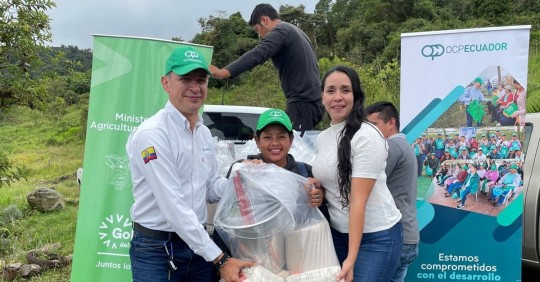 OCP apoyó en el taller ‘Buenas Prácticas de Ordeño’ en Santa Rosa / Foto: cortesía MAG