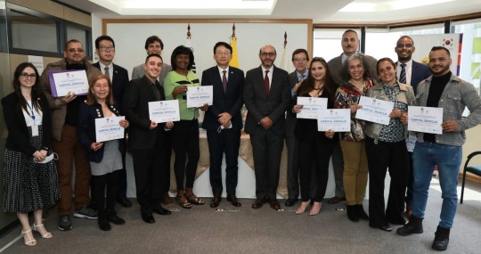 Corea apoya 120 emprendimientos de migrantes venezolanos en Ecuador / Foto: cortesía Cancillería