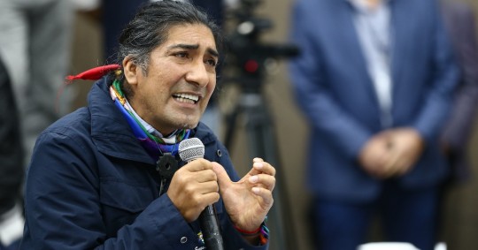 Indígenas convocan a movilización para exigir recuento de votos / Foto EFE