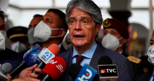 Lasso afronta movilización nacional pese a suspensión de alza de combustibles / Foto: EFE