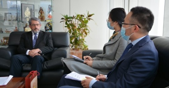 Ecuador y China afinaron algunas cuestiones relacionadas con la construcción y equipamiento del proyecto del hospital / Foto: cortesía ministerio de Salud