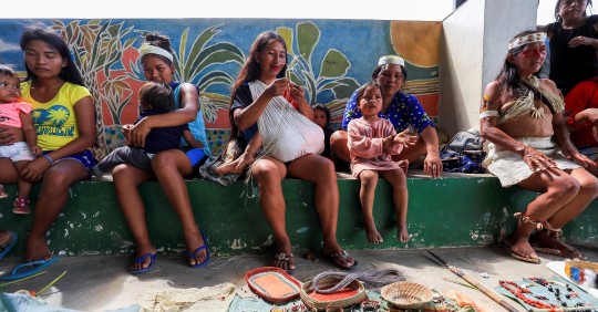 Indígenas alertan sobre su exclusión educativa en la Amazonía / Foto: EFE
