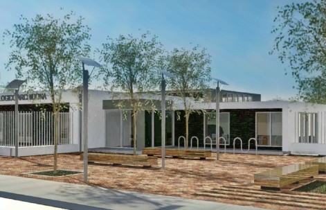 La construcción del centro gerontológico El Cóndor en Archidona avanza - Foto cortesía Ministerio de Obras Públicas 