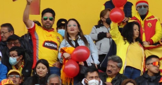 Los hinchas de Aucas han sufrido una montaña rusa de sentimientos en las últimas horas / Foto: cortesía de Aucas