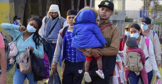 Migrantes de Venezuela son el grupo más grande que ha ingresado a Honduras con 39.189, seguido de Haití (16.619), Ecuador (16.031) / Foto: EFE