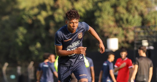Cuero anotó cuatro tantos en el Sudamericano sub'20 de Colombia que contribuyeron a la clasificación de la selección ecuatoriana para esta Copa del Mundo/ Foto: cortesía La Tri