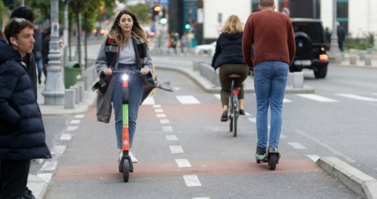Micromovilidad, una opción de transporte libre de emisiones de carbono / Foto: cortesía IIGE