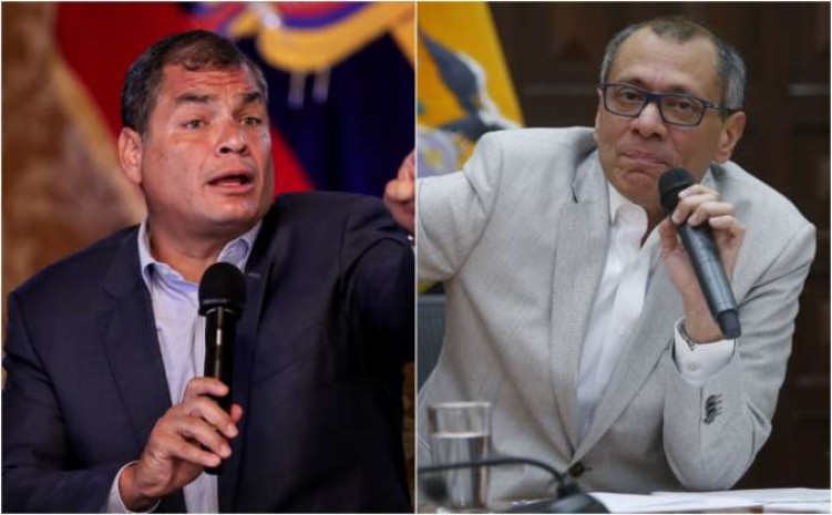 Montúfar acudió a la Fiscalía a reconocer su firma en la demanda contra Correa. Foto: La Hora