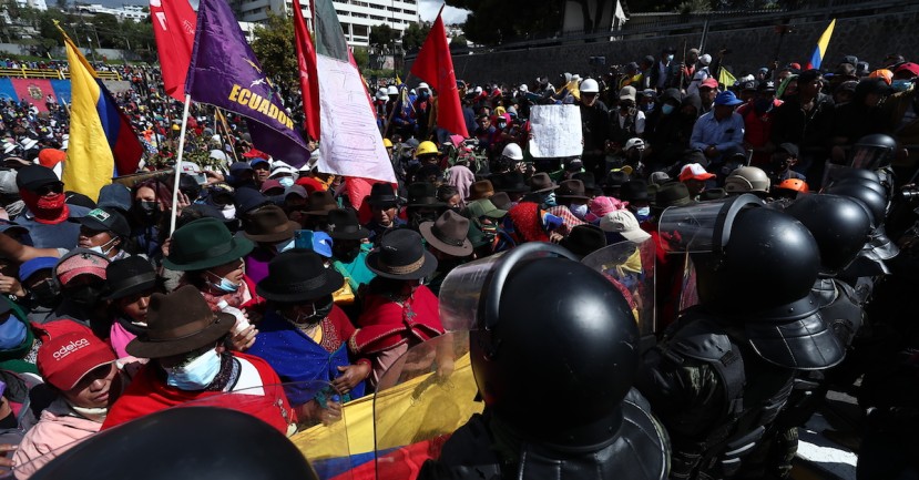 Producción de Petroecuador cae cerca de 40 % por protestas / Foto: EFE