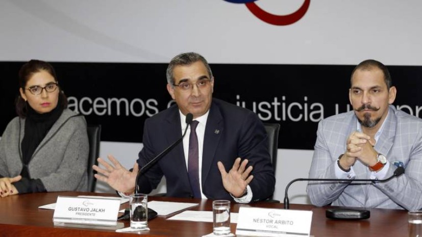 Dudas. El presidente de la Judicatura Gustavo Jalkh, es uno de los más cuestionados ante el Consejo transitorio. (René Fraga / Expreso) Dudas. El presidente de la Judicatura Gustavo Jalkh, es uno de los más cuestionados ante el Consejo transitorio. (René Fraga / Expreso)
