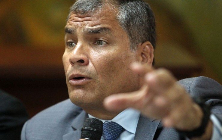 El expresidente de Ecuador Rafael Correa testifica el 5 de febrero de 2018 por un presunto caso de corrupción. Foto: CNN El expresidente de Ecuador Rafael Correa testifica el 5 de febrero de 2018 por un presunto caso de corrupción. Foto: CNN