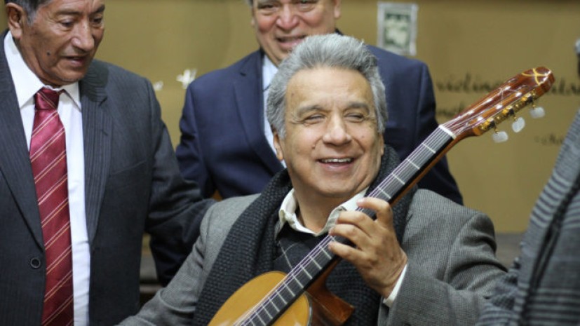 Quito, (Pichincha) 03 de diciembre de 2018.- El presidente de la República Lenin Moreno, Inauguró el Museo y Escuela del Pasillo. Foto: La República