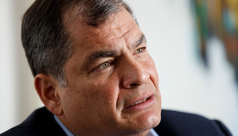 Expresidente Correa dice que están inflando los votos de Yaku Pérez / Foto EFE