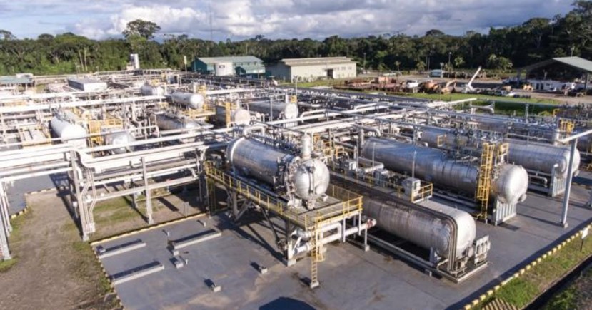 La empresa pública acusó a miembros de la comunidad de Dícaro, ubicada en el Bloque 16, de protagonizar un sabotaje contra la plataforma AMO A / Foto: cortesía Petrocuador La empresa pública acusó a miembros de la comunidad de Dícaro, ubicada en el Bloque 16, de protagonizar un sabotaje contra la plataforma AMO A / Foto: cortesía Petrocuador