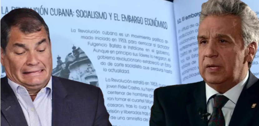 La remoción de los textos que ensalzan a Correa es el último distanciamiento del socialismo del siglo XXI  bajo la presidencia de Lenín Moreno. Foto: PanAm Post