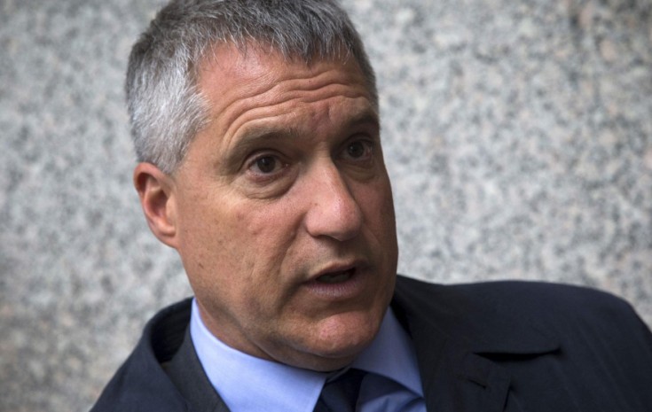Steven Donziger outside the Court of Appeals in New York, April 2015 (Reuters: Mike Segar)