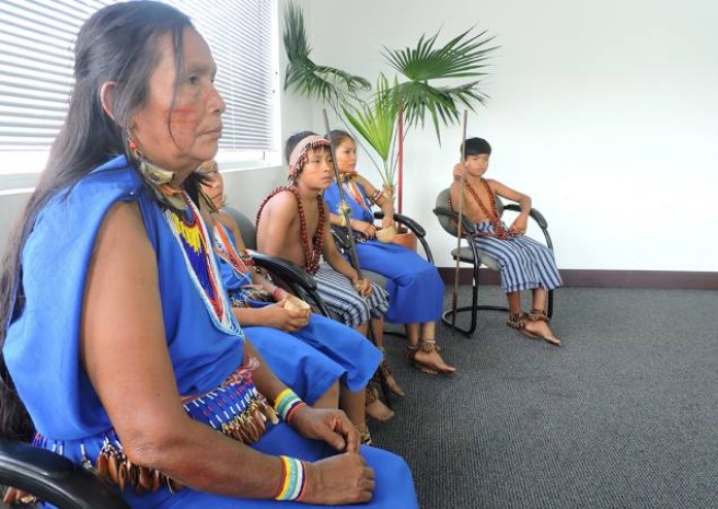 La etnia shuar representa el 35% de la población del cantón Santiago de Méndez, en Morona Santiago. Foto: El Universo