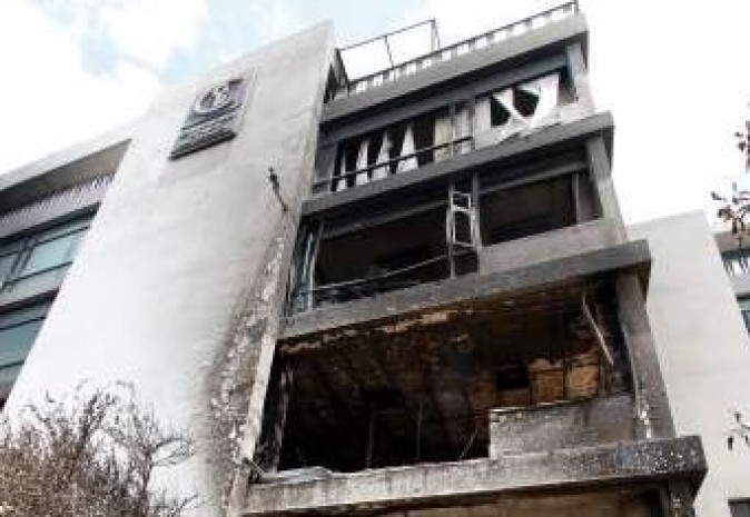 EDIFICIO. Autoridades desconocen aún a cuánto ascienden los daños. Foto: La Hora