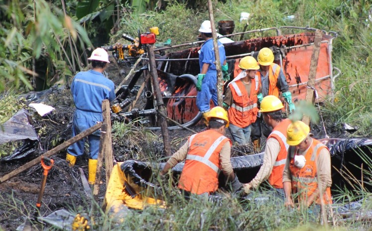 Foto: Juicio Crudo, derrame Petroecuador, El Reventador, 31 de mayo de 2013