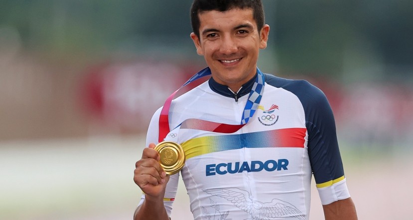 Richard Carapaz competirá en la Vuelta a Ecuador / Foto: EFE