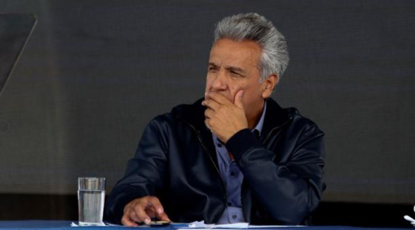 En una entrevista concedida al medio británico The Guardian, el presidente Lenín Moreno aseguró que Julian Assange intentó crear un centro de espionaje desde la embajada de Ecuador en Londres. Foto: El Comercio En una entrevista concedida al medio británico The Guardian, el presidente Lenín Moreno aseguró que Julian Assange intentó crear un centro de espionaje desde la embajada de Ecuador en Londres. Foto: El Comercio