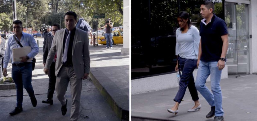 Los abogados de Pamela M., entre ellos Édgar Molina, apelarán la decisión del juez de prisión preventiva y la prohibición de enajenar bienes. En la foto derecha, La fiscal Diana Salazar asistió a la audiencia en contra de las exasesoras Pamela M. y Laura T. Pero, la fiscal Ruth Amoroso presentó el caso. Los abogados de Pamela M., entre ellos Édgar Molina, apelarán la decisión del juez de prisión preventiva y la prohibición de enajenar bienes. En la foto derecha, La fiscal Diana Salazar asistió a la audiencia en contra de las exasesoras Pamela M. y Laura T. Pero, la fiscal Ruth Amoroso presentó el caso.