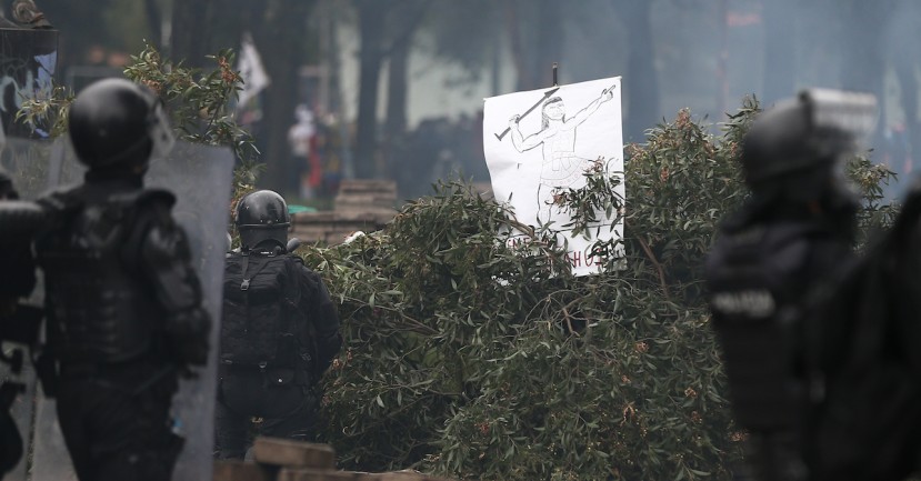 Las protestas llegan a su duodécimo día y superan a las de 2019 / Foto: EFE Las protestas llegan a su duodécimo día y superan a las de 2019 / Foto: EFE