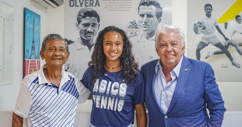 Leylah Fernández, subcampeona del Abierto de EEUU, visita a su familia en Ecuador / Foto: EFE Leylah Fernández, subcampeona del Abierto de EEUU, visita a su familia en Ecuador / Foto: EFE