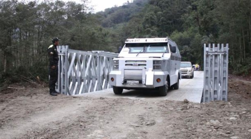 El puente tiene capacidad para soportar 48 toneladas de peso. Foto: El Comercio