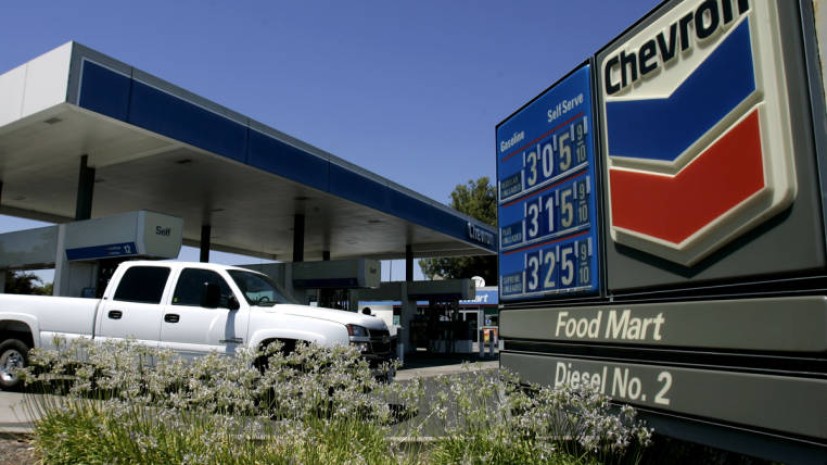 Estación de servicio o gasolinera de la petrolera estadounidense Chevron. Foto: Expreso