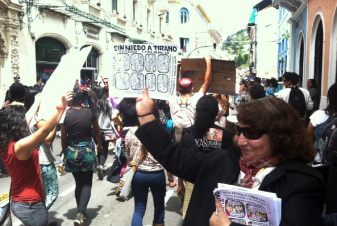 Supporters and opponents of the government of President Rafael Correa will demonstrate in the streets of Guayaquil, Quito, Cuenca, and other cities in Ecuador on May 1. (Plan V) Supporters and opponents of the government of President Rafael Correa will demonstrate in the streets of Guayaquil, Quito, Cuenca, and other cities in Ecuador on May 1. (Plan V)