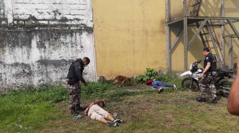 Suceso. Un ecuatoriano y un venezolano intentaron huir de la cárcel de Santo Domingo de los Tsáchilas. 
