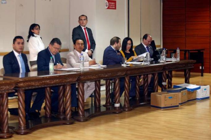  Solís estuvo ausente en la audiencia de ayer. Foto. La Hora