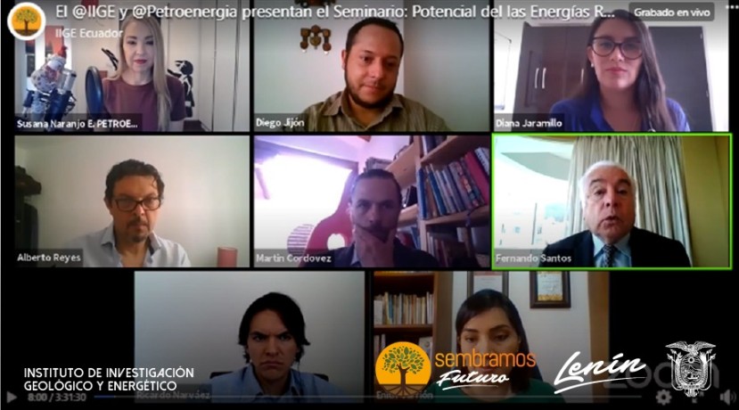 Las perspectivas del potencial de las Energías Renovables fueron revisadas en seminario virtual / Foto: IIGE Las perspectivas del potencial de las Energías Renovables fueron revisadas en seminario virtual / Foto: IIGE