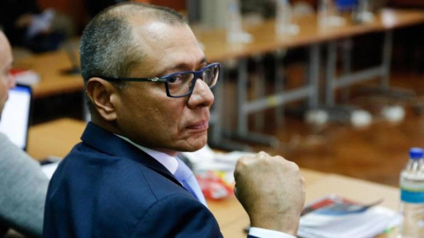 Jorge Glas cumple prisión preventiva desde el 2 de octubre del 2017. Foto: Expreso