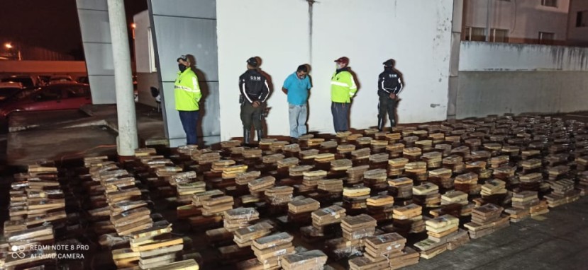Policía decomisa 2,5 toneladas de marihuana en Carchi / Cortesía del Ministerio de Gobierno
