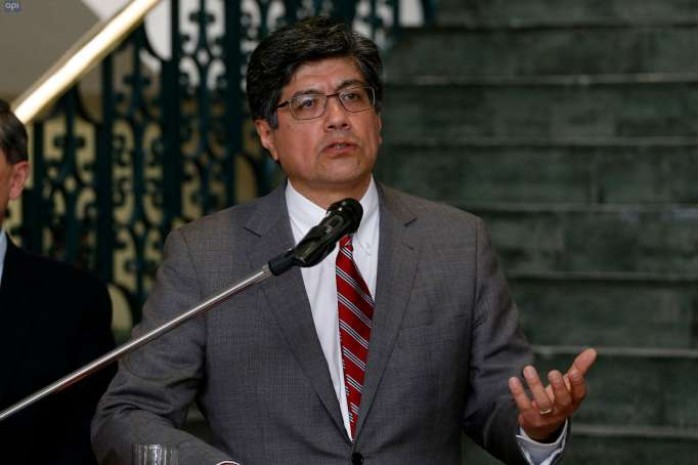 Petición. El Ministerio de Relaciones Exteriores, a cargo de José Valencia, exhortó a Nicaragua a buscar acuerdos con recomendaciones de los organismos internacionales. Foto: La Hora