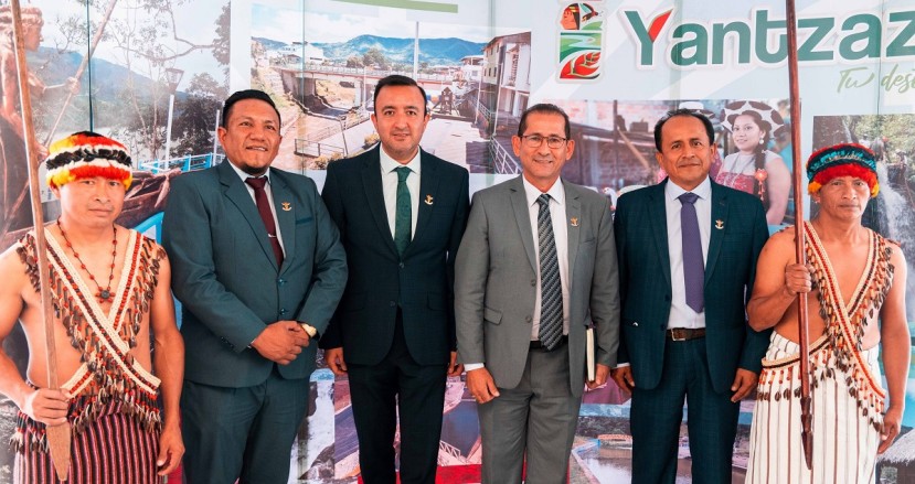 Ayer se realizó el lanzamiento de la II Cumbre Amazónica de Turismo en el cantón Yantzaza, provincia de Zamora Chinchipe / Foto: cortesía ministerio de Turismo