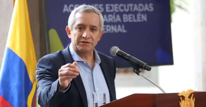El anuncio lo hizo el ministro del Interior, Patricio Carrillo, tras considerar la necesidad de reestructurar el sistema educativo de la Policía Nacional de Ecuador / Foto: cortesía ministerio del Interior